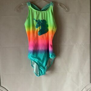 *Cat and Jack Girls Large Unicorn Swimsuit